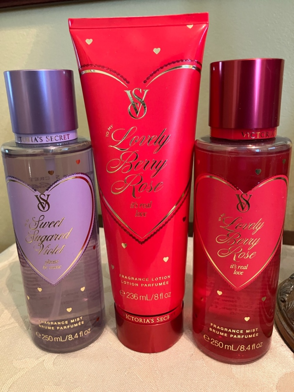 💋Victoria’s Secret Valentines Day scents bundle NWT